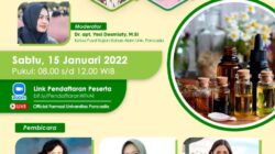 Fakultas Farmasi Universitas Pancasila Sukses Menggelar Webinar Pengembangan Aromaterapi Indonesia