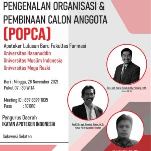 759 Apoteker Baru Calon Anggota IAI Jawa Timur Siap Mengikuti POPCA