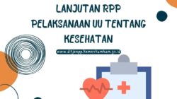 RPP Kesehatan: Pendelegasian Pelaksanaan Standar Dan/Atau Sediaan Farmasi